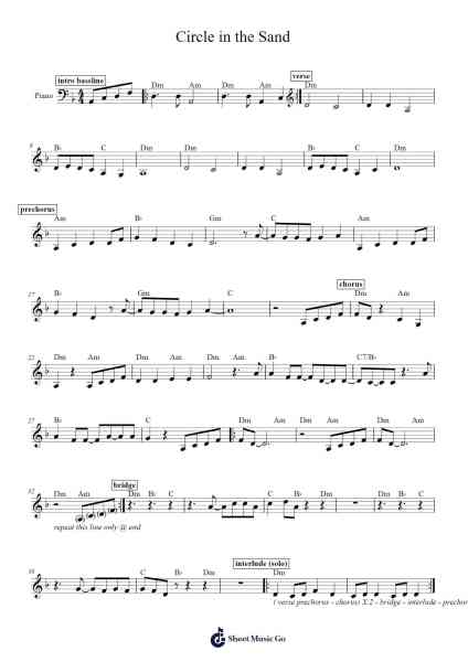 Circle in the Sand 乐谱由 Belinda Carlisle - 编曲 Otnold