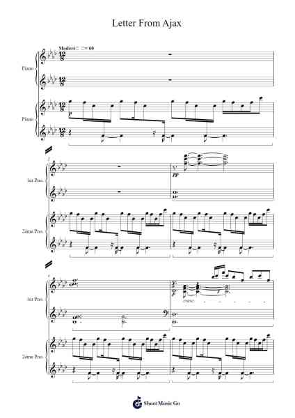 Letter From Ajax Sheet Music by Yu-Peng Chen-Arr.Doydy Steinhal
