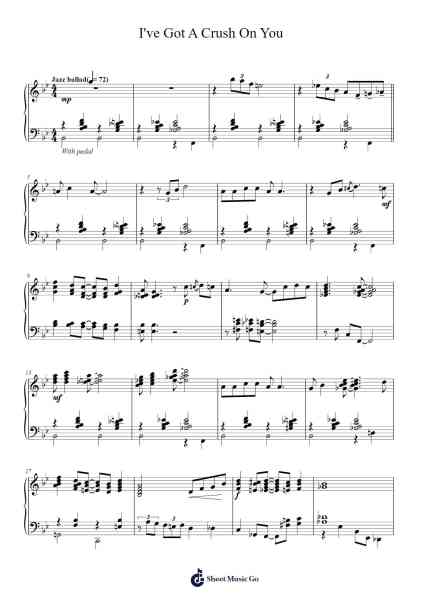 I've Got A Crush On You Sheet Music by George Gershwin-Arr.Lawwald