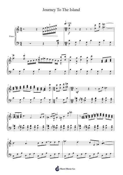 Journey To The Island Sheet Music by John Williams-Arr.Carlwilde Yonngcam