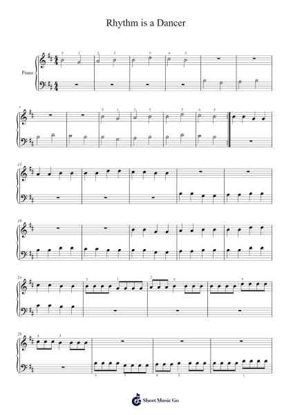 Rhythm is a Dancer Sheet Music by Snap!-Arr.Sampsteele