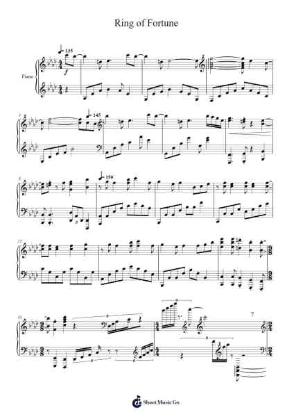 Ring of Fortune Sheet Music by Naoki "naotyu-" Chiba-Arr.Cisbrian Jestier