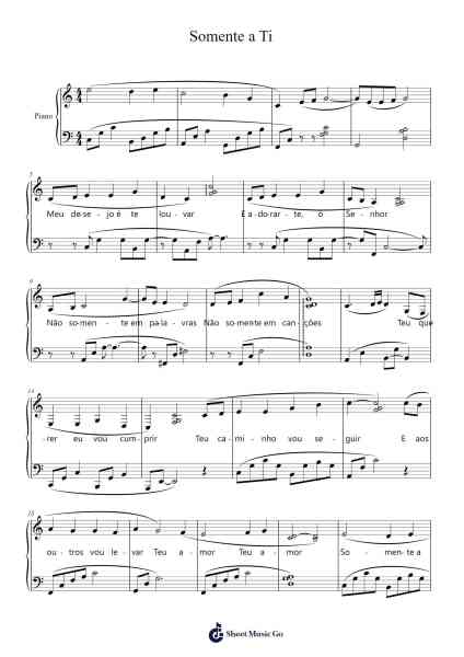 Somente a Ti Sheet Music by Leonardo Gonçalves-Arr.Marzel Kylepys