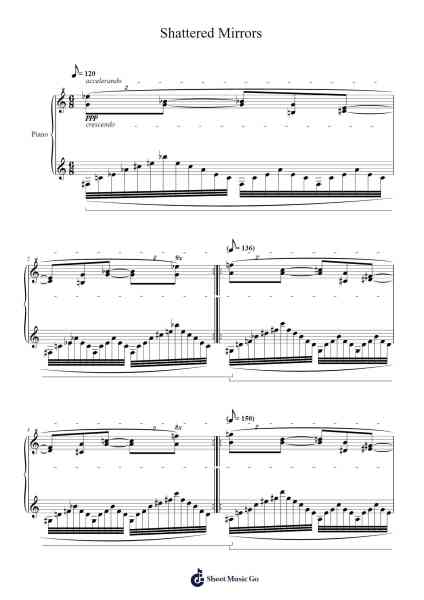 Shattered Mirrors Sheet Music by tomalakis01-Arr.Lauven Joyceleif