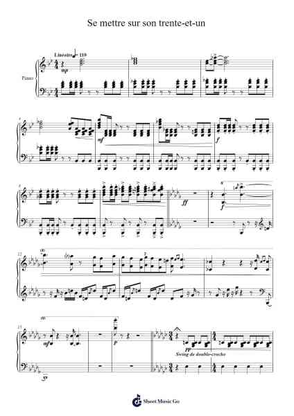 Se mettre sur son trente-et-un ! Sheet Music by 尚雯婕-Arr.Kentnice Dalnoah