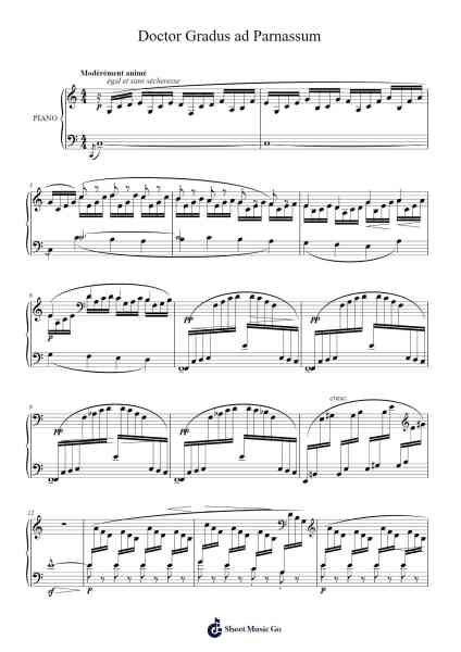 Children's Corner, L. 113: I. Doctor Gradus ad Parnassum Sheet Music by Claude Debussy-Arr.Millsharp Waygrace