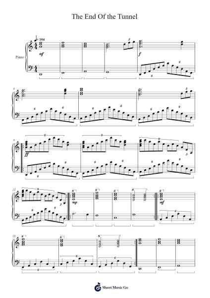 The End Of the Tunnel Sheet Music by Wader-Arr.Sinrin Sibylnice