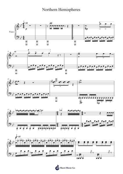 Northern Hemispheres Sheet Music by Eveline Fischer-Arr.Taler