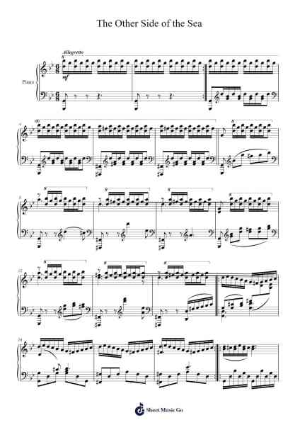 The Other Side of the Sea Sheet Music by Kohta Yamamoto-Arr.Louann Bonpe