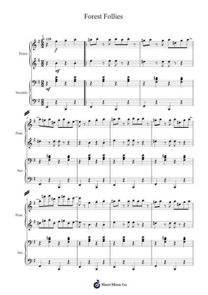 Forest Follies Sheet Music by Kris Maddigan-Arr.Malclaude