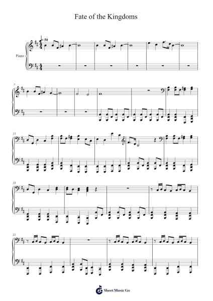House of the Dragon - Fate of the Kingdoms Sheet Music by Ramin Djawadi-Arr.Crodre Kipqe