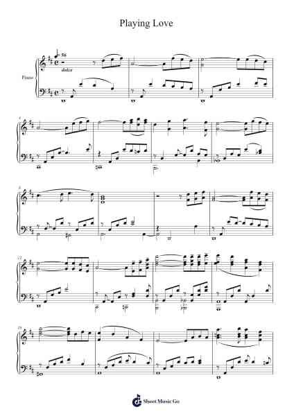 Playing Love Sheet Music by Ennio Morricone-Arr.Laupound