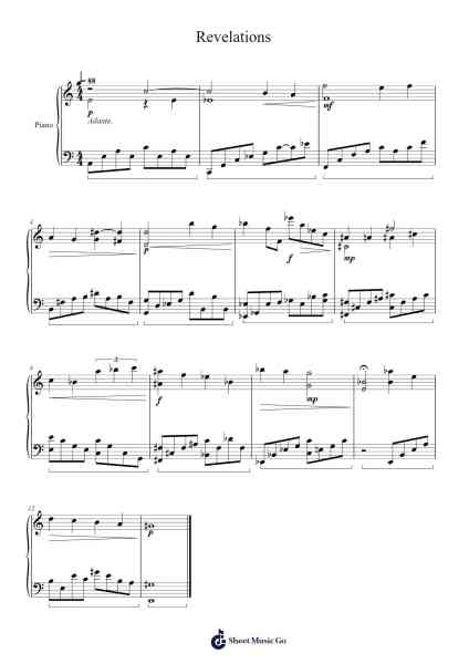 Revelations Sheet Music by undefined-Arr.Greenblack Xawilde
