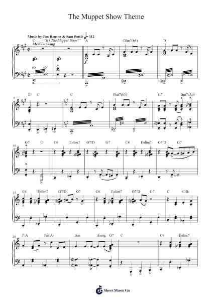 The Muppet Show Theme Sheet Music by Jim Henson/The Muppets-Arr.Joycelup