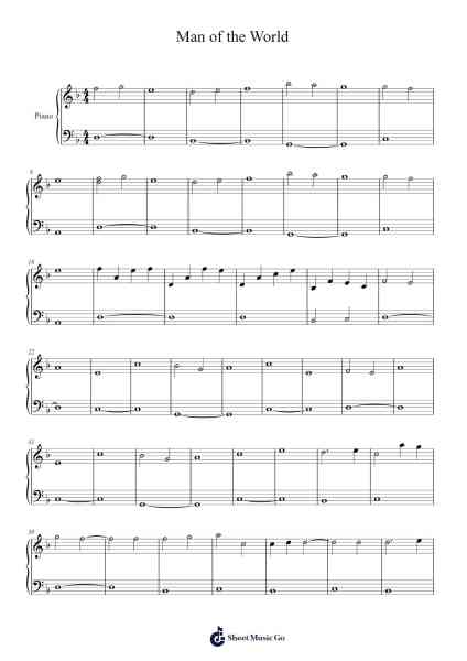 Man of the World Sheet Music by Yasuharu Takanashi-Arr.Brownegill Orbel