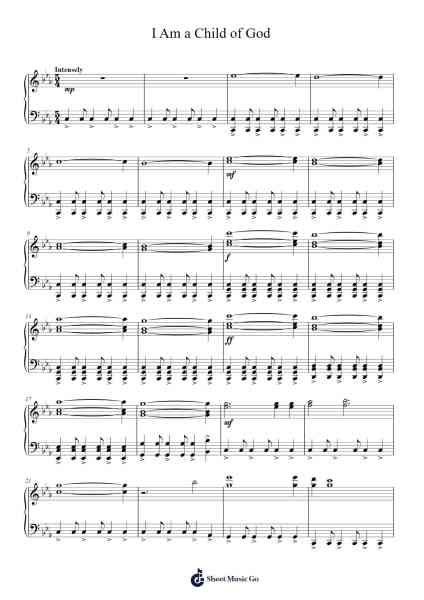 I Am a Child of God Sheet Music by Wordria Iantom-Arr.Tifstal Noelvogt