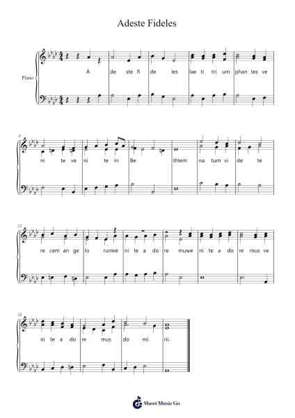 Adeste Fideles Sheet Music by undefined-Arr.Wolian