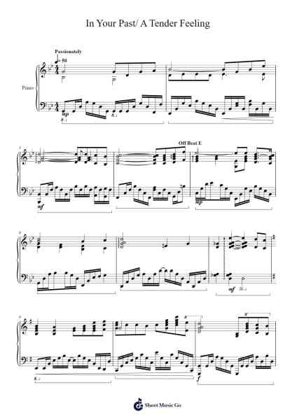 In Your Past/ A Tender Feeling Sheet Music by undefined-Arr.Crylip