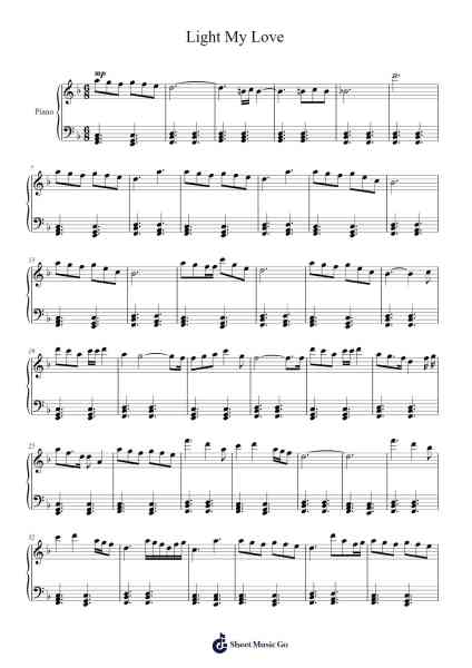 Light My Love Sheet Music by Greta Van Fleet-Arr.Shircent