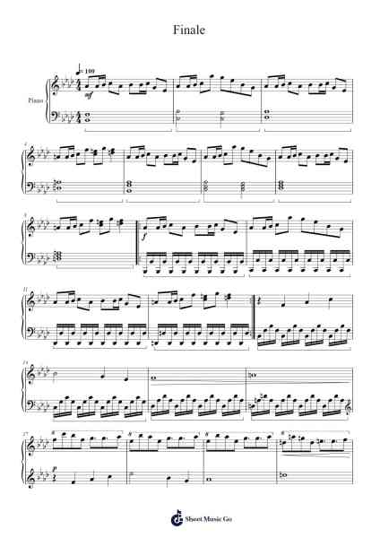 Finale Sheet Music by Toby Fox-Arr.Jorriel Toursnoah