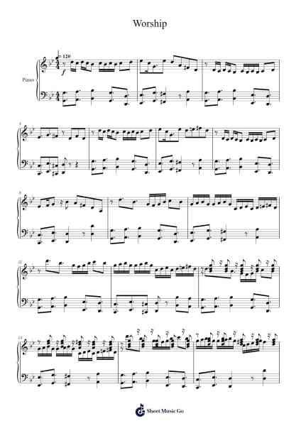 Worship Sheet Music by Mike Geno-Arr.Shawloyd