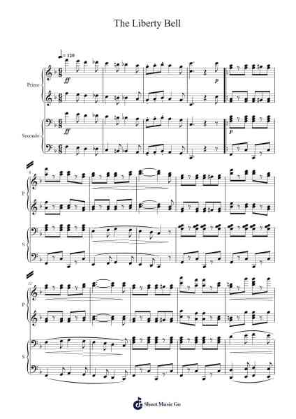 The Liberty Bell Sheet Music by John Philip Sousa-Arr.Glacarr