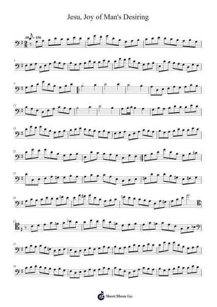 Jesu, Joy of Man's Desiring Notas de música por Johann Sebastian Bach-Arr.Reedthey Zeway