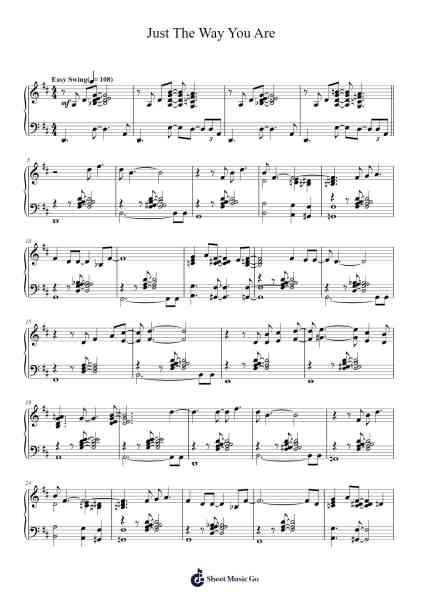 Just The Way You Are Sheet Music by Billy Joel-Arr.Rodblair