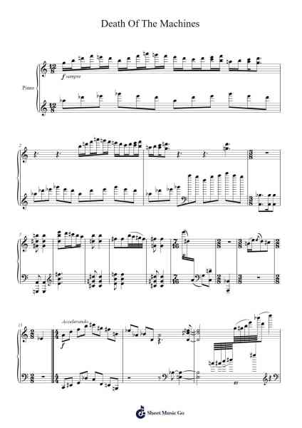 Death Of The Machines Sheet Music by George J C Antheil-Arr.Branlaine