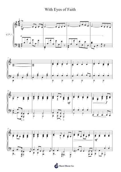 With Eyes of Faith Sheet Music by Watchtower Bible and Tract Society of Jehovah's Witnesses-Arr.Leethey Yvetteroll