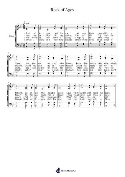 Rock of Ages Sheet Music by Poundnions-Arr.Campgins