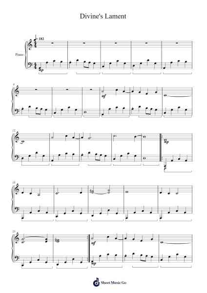 Divine's Lament Sheet Music by Borislav Slavov-Arr.Jebois Hudlap
