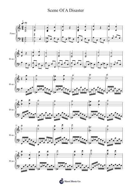 Scene Of A Disaster Sheet Music by Yasuharu Takanashi-Arr.Horncie Shapole