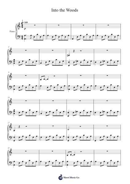 Into the Woods Sheet Music by Jonathan Morali-Arr.Ossharp Nortiane
