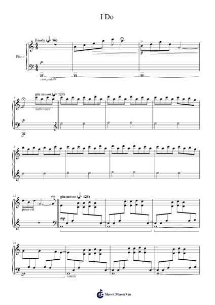 I Do Sheet Music by Rob Costlow-Arr.Irbald Jouvier