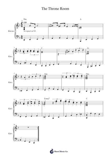 The Throne Room Sheet Music by David Fenn-Arr.Iannet Shelac
