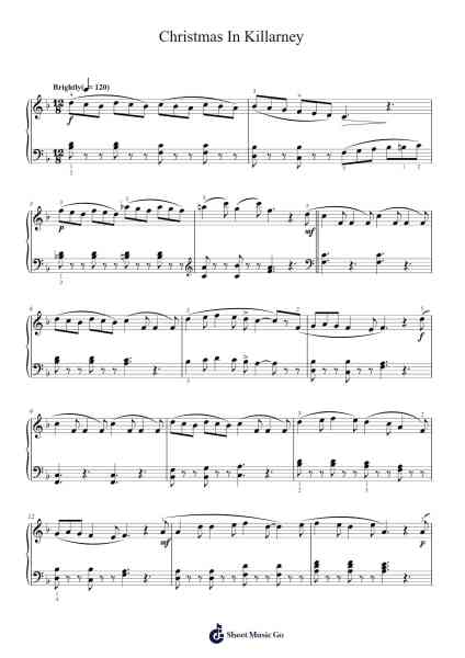 Christmas In Killarney Sheet Music by John Redmond-Arr.Grelitt Bachdrow