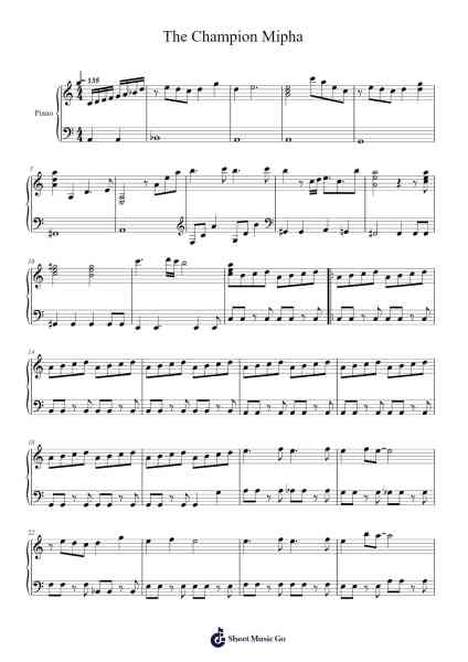 The Champion Mipha Sheet Music by Kumi Tanioka-Arr.Kirkwen Meldell