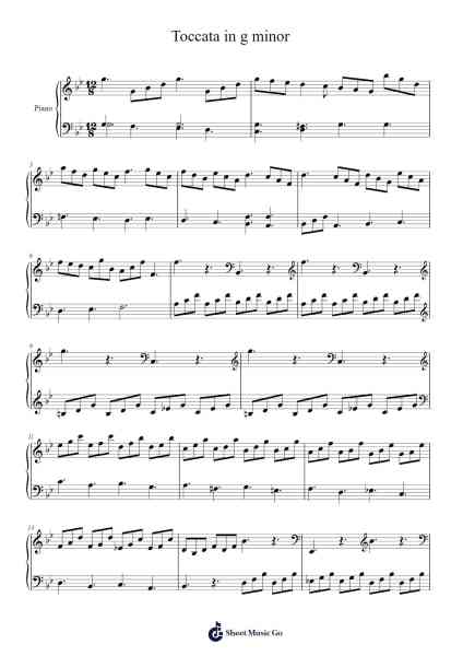 Toccata in G Minor Sheet Music by Leonardo Leo-Arr.Atwright