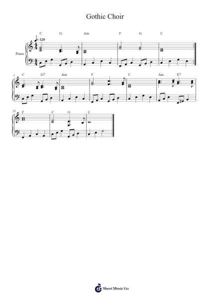 Gothic Choir Sheet Music by Jouni Satopää-Arr.Georpir Manback