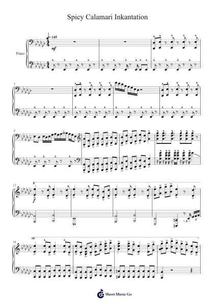 Spicy Calamari Inkantation Sheet Music by Besspoe-Arr.Bardse Halwatt