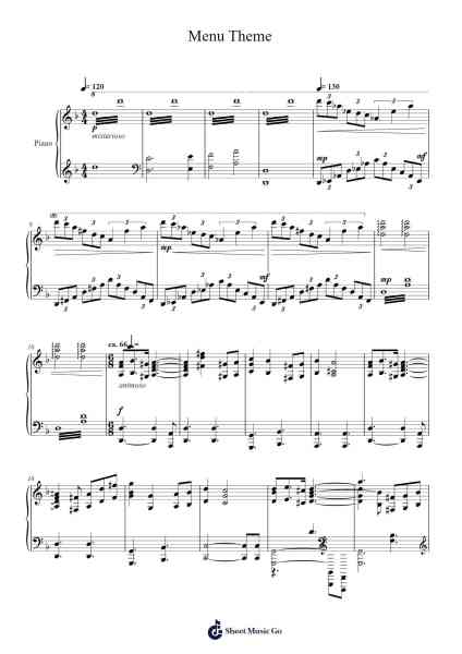 Anno 1404: Venice - Menu Theme - Piano Solo Sheet Music by Vincent Schönbach-Arr.Bumie Dorion
