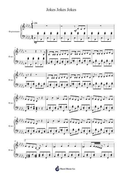 Jokes Jokes Jokes Sheet Music by Austin Wintory-Arr.Lanps Gailkyle