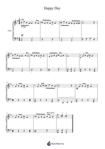 Happy Day Sheet Music by Ruben Dimitrashuk-Arr.Trutor Hubno