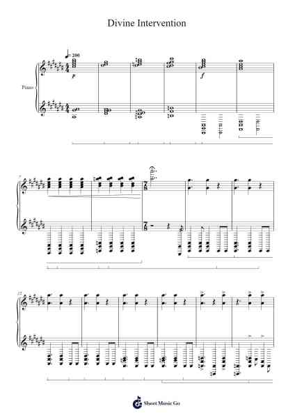Divine Intervention Sheet Music by DM DOKURO-Arr.Vanlett Hudrey