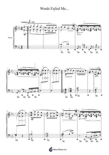 On the Overgrown Path: Book 1, No. 6 - Words Fail Sheet Music by Leoš Janáček-Arr.Fmar Geearl