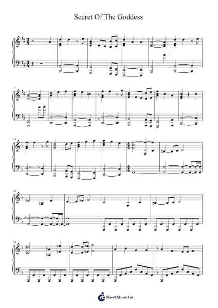 Secret Of The Goddess Sheet Music by undefined-Arr.Thornnah