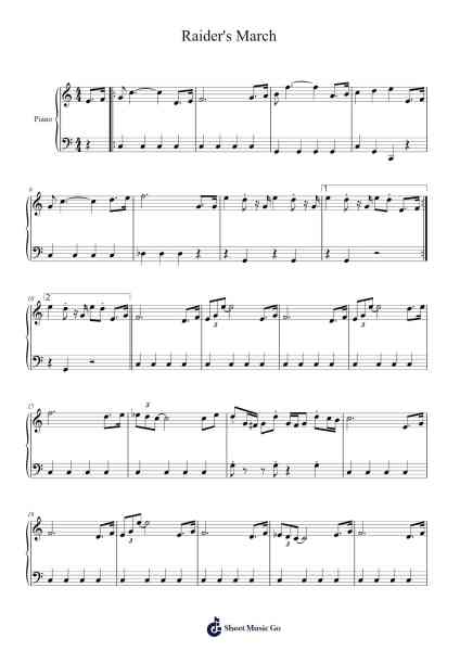 Raider's March Sheet Music by John Williams-Arr.Egbeau
