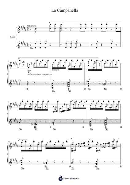 Grandes Études de Paganini, S.141, No. 3 'La Campanella'