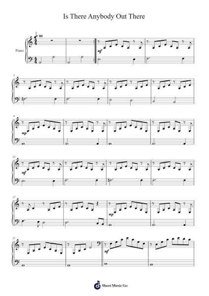 Is There Anybody Out There Sheet Music by Pink Floyd-Arr.Wolian